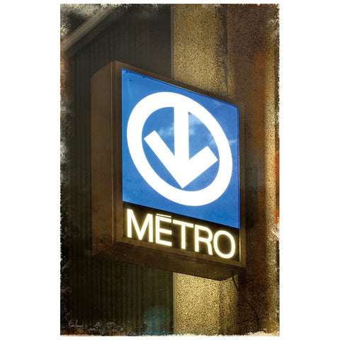 Affiche Métro 1