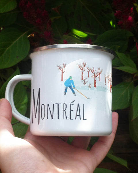 Tasse Montréal en hiver