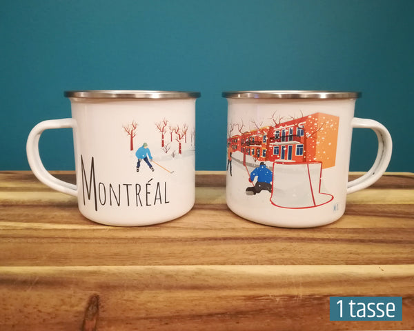 Tasse Montréal en hiver