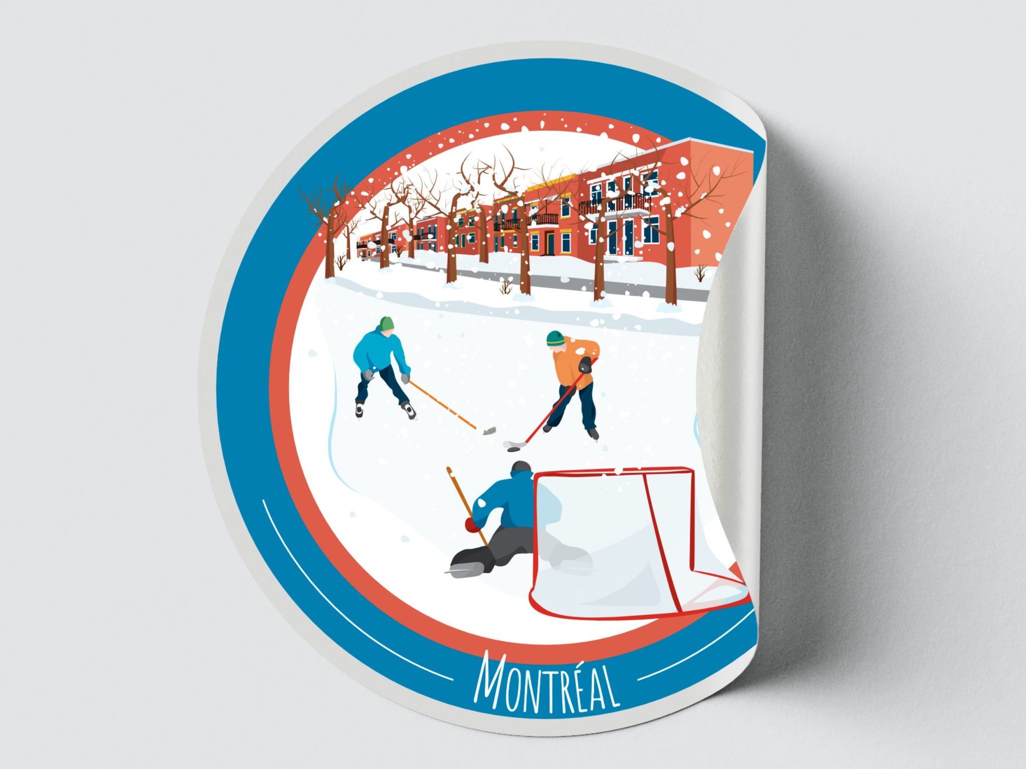 Autocollant Montréal hockey