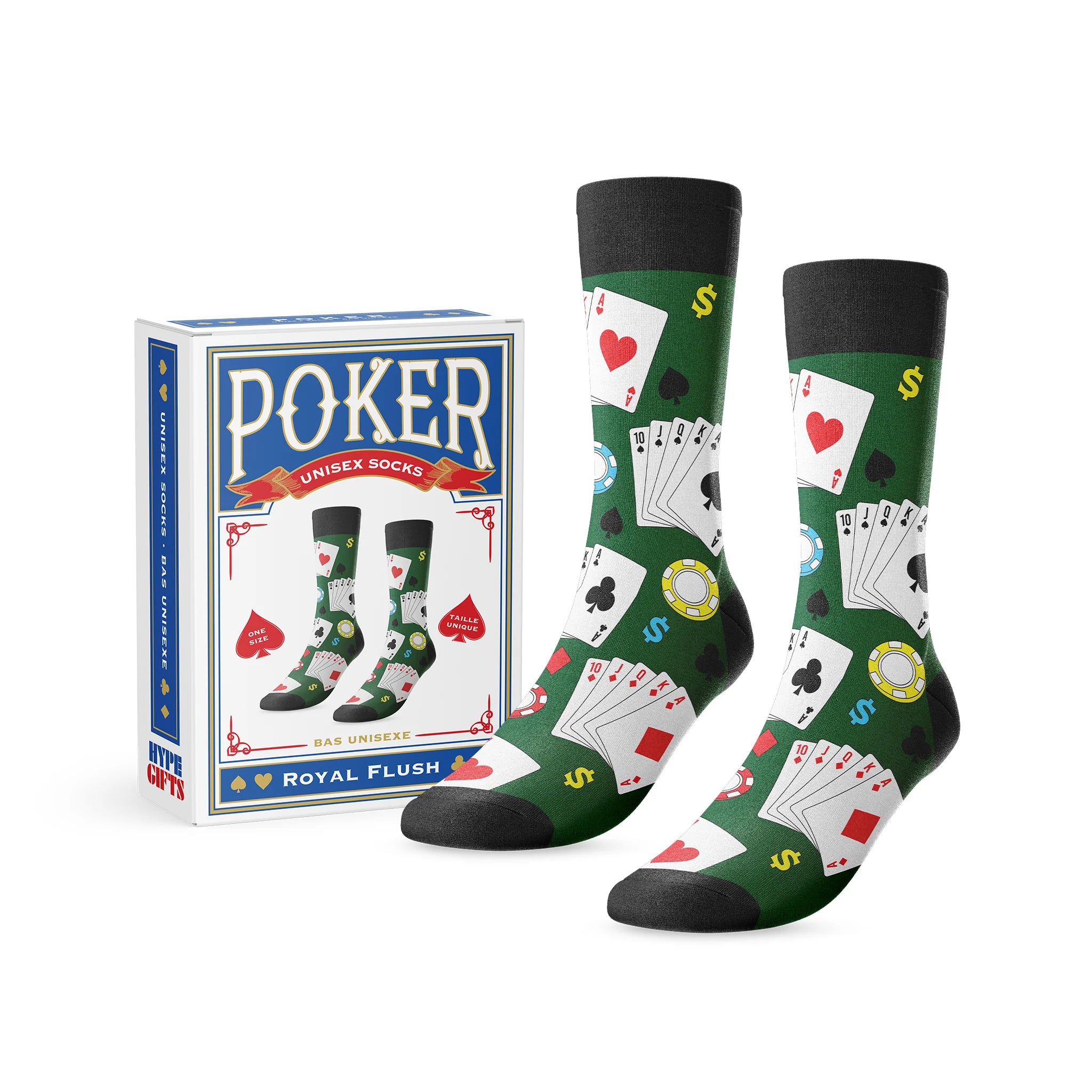 Chaussettes Pocker Royal flush